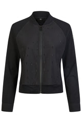 Pikeur Damen Blouson Hybrid Hoodie Zip Selection Black FS26