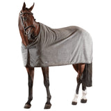 Equiline Abschwitzdecke Hugo mit abnehmbaren Bauchgurten Light Grey