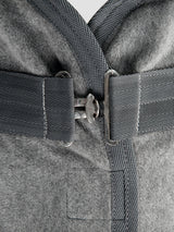 Equiline Abschwitzdecke Hugo mit abnehmbaren Bauchgurten Light Grey