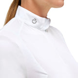 Cavalleria Toscana Damen Turniershirt Polo Mesh white