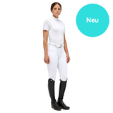 Cavalleria Toscana Damen Turniershirt Polo Mesh white