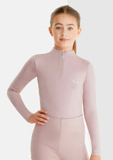 Aztec Diamond Young Rider Long Sleeve Baselayer Pink