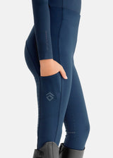 Aztec Diamond Young Rider Full Seat leggins Navy