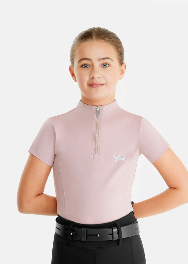 Aztec Diamond Young Rider Short Sleeve Baselayer Pink