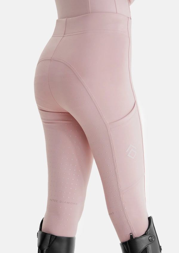 Aztec Diamond Young Rider Full Seat leggins Pink