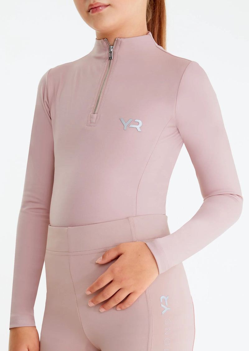 Aztec Diamond Young Rider Long Sleeve Baselayer Pink