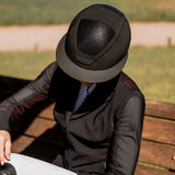 Reithelm Kask Starlady Hunter Black