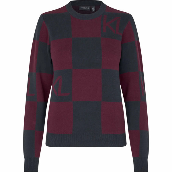 Kingsland Damen Pullover KLMelanie Plum Wine HW25