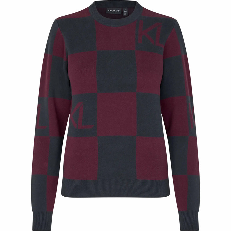 Kingsland Damen Pullover KLMelanie Plum Wine HW25