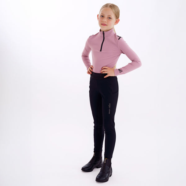 EuroStar Kinderreithose ESImpress FullGrip Winter Black HW25