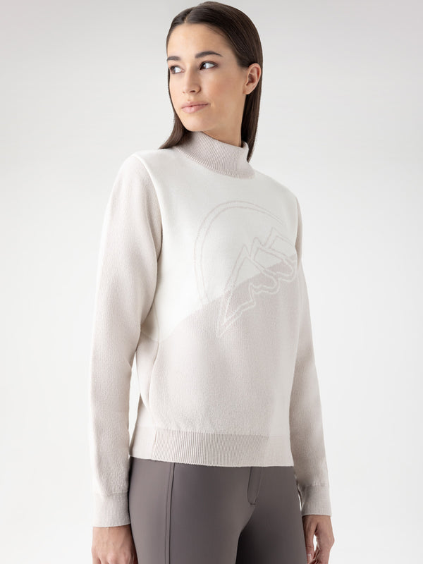 Equiline Damenpullover Eplic Beige HW25