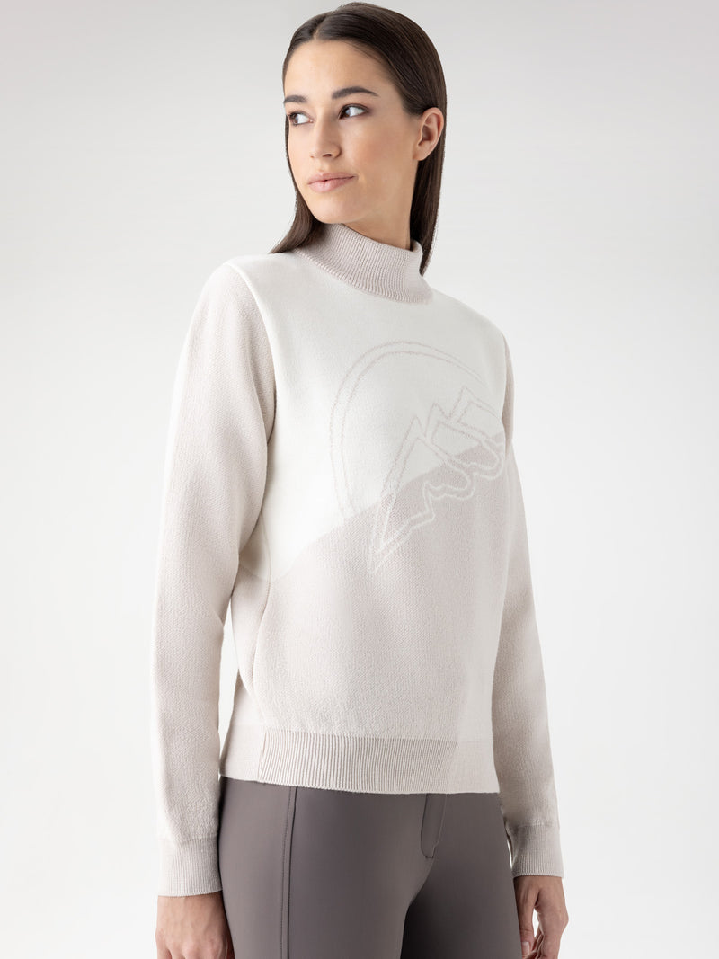Equiline Damenpullover Eplic Beige HW25