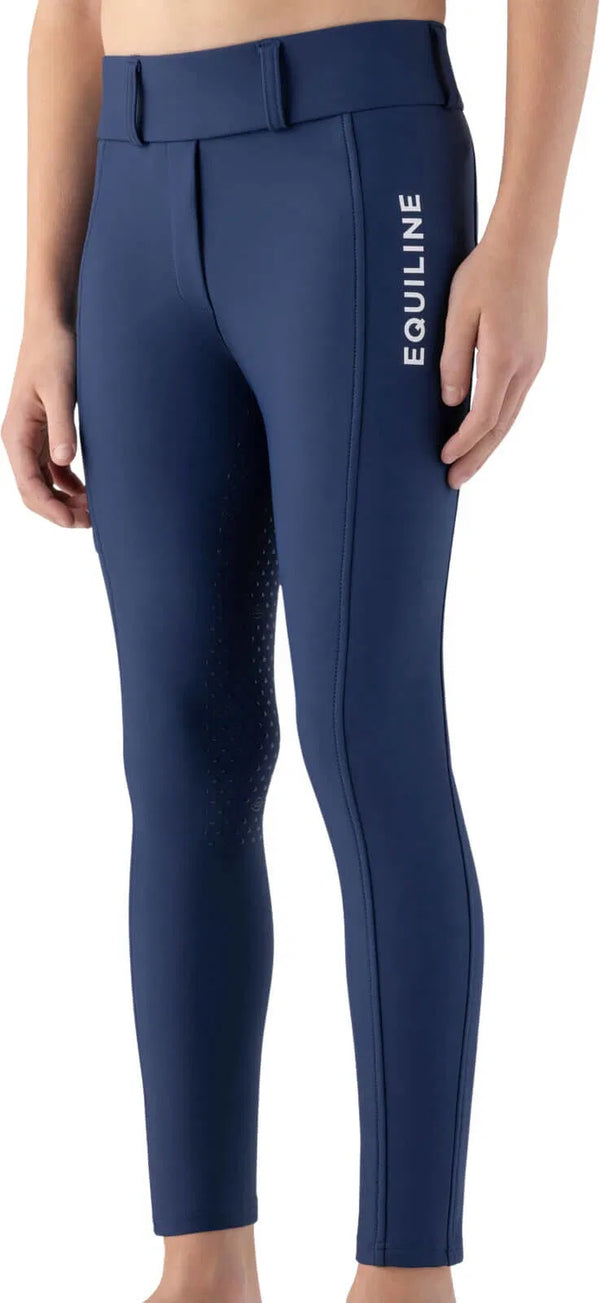 Equiline Kinder Winterreitleggins Cunix Navy Peony HW25
