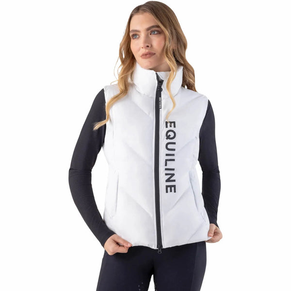 Equiline Damenweste Cilet White HW25