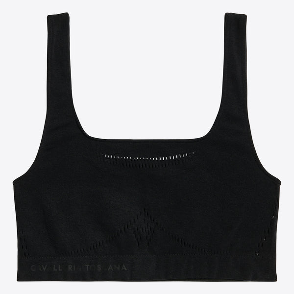 Cavalleria Toscana Damen Sport BH Black HW25