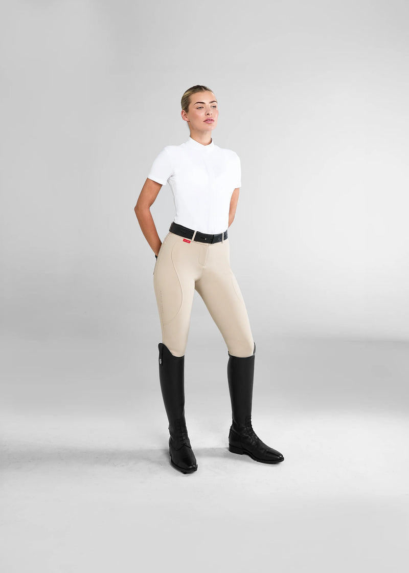 Aztec Diamond Breeches Knee Grip Beige