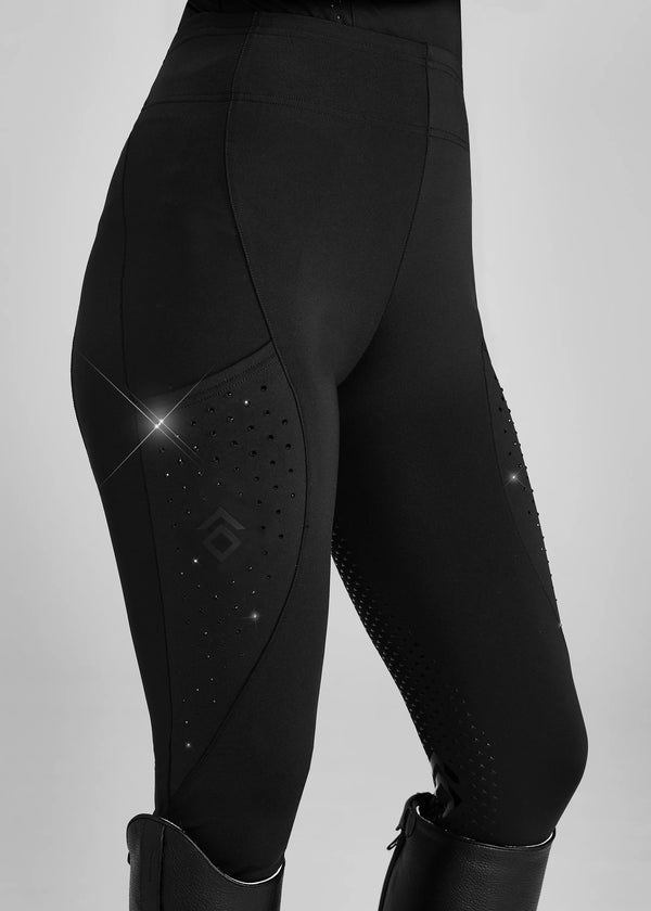 Aztec Diamond Leggins Crystal Black