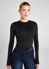 Aztec Diamond Premium Longsleeve Sculpt Top Black