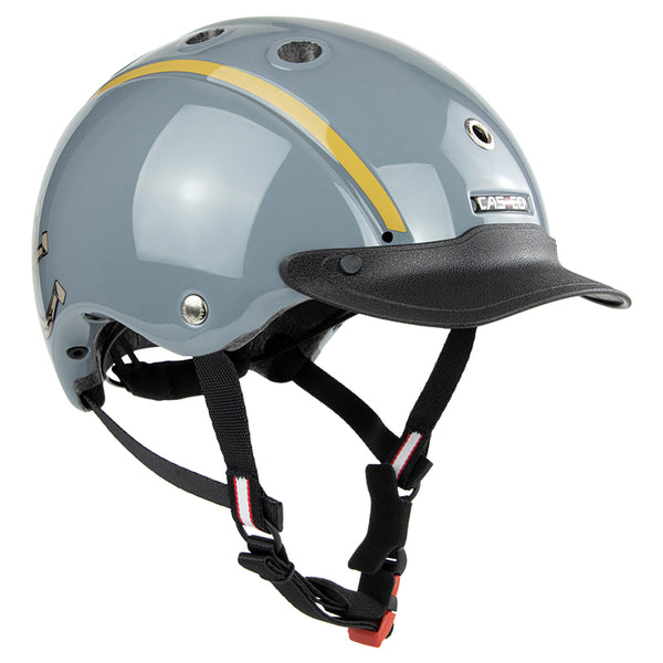 Casco Kinderreithelm Nori Blau-grau Glossy