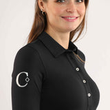 Carubina Equestrian Longsleeve Shirt CASOFIA Black