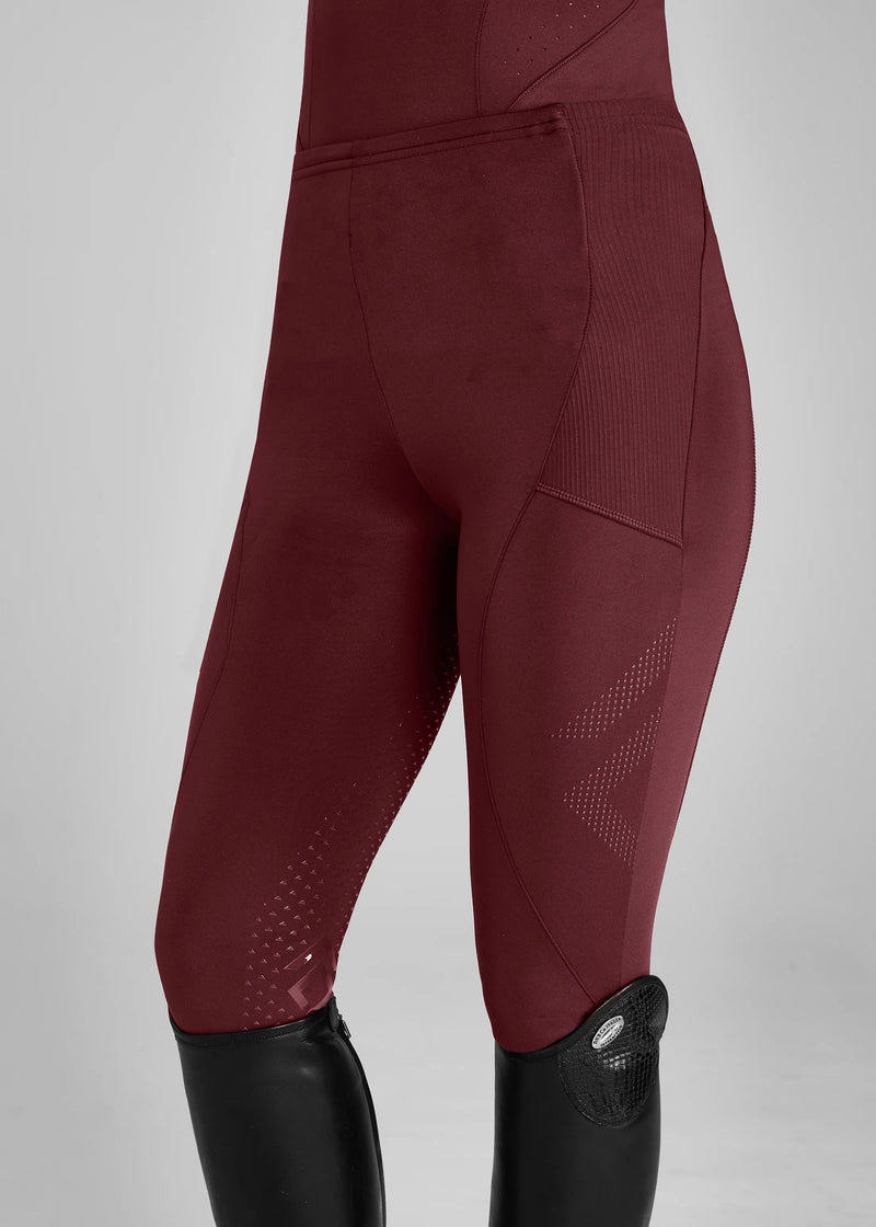 Aztec Diamond Core Leggins Full Grip Cherry