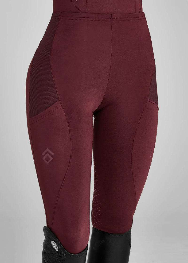 Aztec Diamond Core Leggins Full Grip Cherry