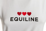 Equiline Damen T-Shirt Valentinstags Kollektion 2026 Weiß