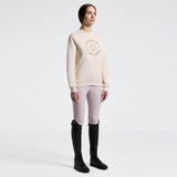 Cavalleria Toscana Damen Pullover Floral Embroidery FS26 light Beige