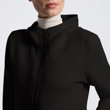 Cavalleria Toscana Damen Technical Zip-Up Hoodie HW26 Black