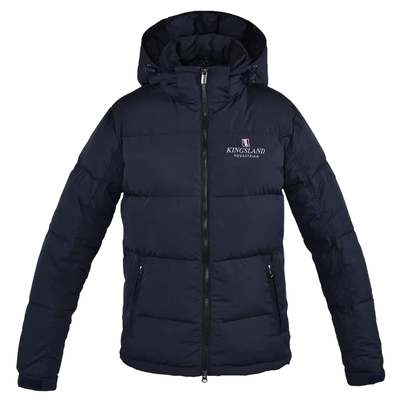 Kingsland Classic Unisex Down Jacket w/Hood Navy