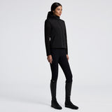 Cavalleria Toscana Damenjacke Hybrid Puffer/ Tech Knit Hooded Jacket Black HW25