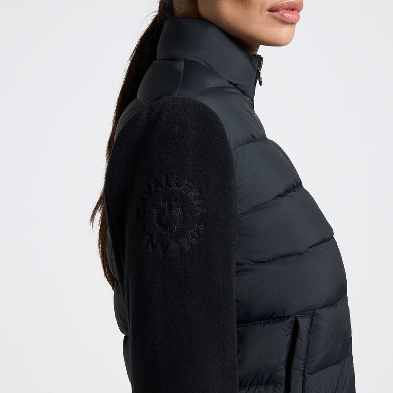 Cavalleria Toscana Damenjacke Hybrid Puffer/ Tech Fleece Navy HW25