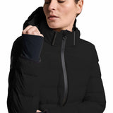 Cavalleria Toscana Damen Hooded Down Jacket HW26 Black