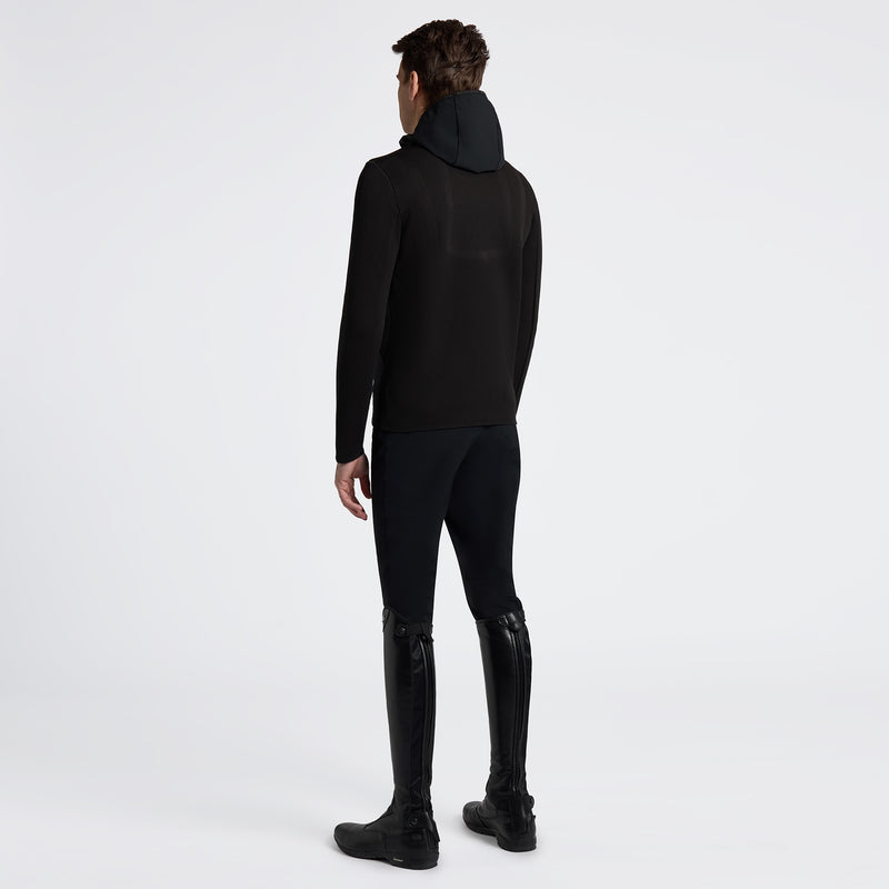Cavalleria Toscana Herrenjacke Tech Knit Softshell Black HW25