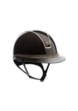 Samshield Reithelm Miss Shield 2.0 Shadowglossy Brown FronBand Golden Topaz
