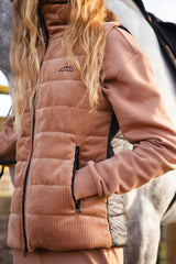 Equiline Damenweste EQSIT AW26 Mocha Mousse