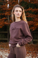 Equiline Damen Pullover EQZZie AW26 Cocoa Powder