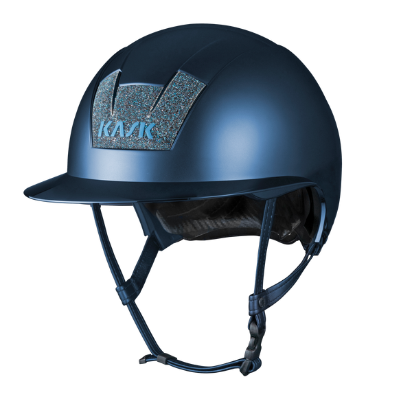 Reithelm Kask Kooki Lady Navy Matt Swarovski Carpet