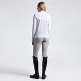 Cavalleria Toscana Damen Sweatshirt Crew Neck White FS25