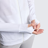 Cavalleria Toscana Damen Sweatshirt Crew Neck White FS25