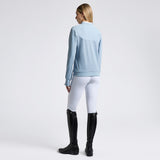 Cavalleria Toscana Damen Sweatshirt Crew Neck Hellblau FS25