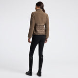 Cavalleria Toscana Damenjacke Teddy Fleece + Nylon Brown HW25
