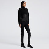 Cavalleria Toscana Damenjacke Teddy Fleece + Nylon Black HW25