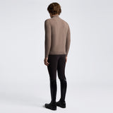 Cavalleria Toscana Herren Pure Wool Half Zip Turtleneck HW26 Brown