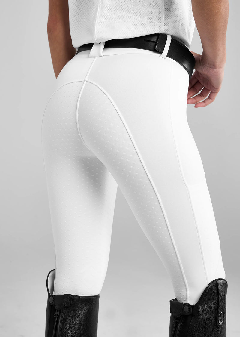 Aztec Diamond Compression Breeches Fullgrip White