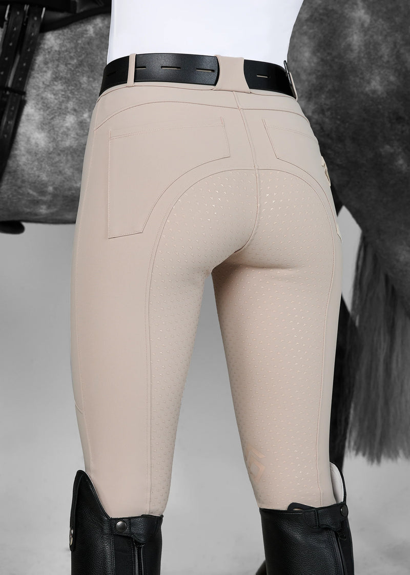 Aztec Diamond Breeches Full Grip Beige