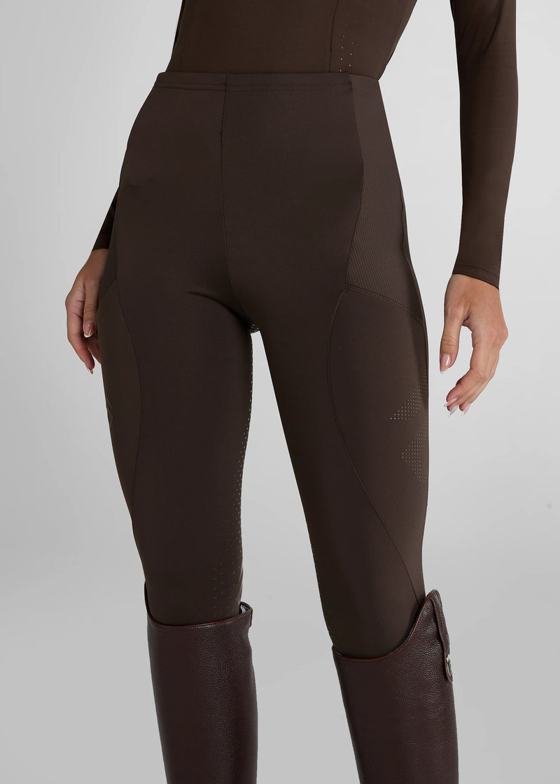 Aztec Diamond Core Leggins Full Grip Chocolate