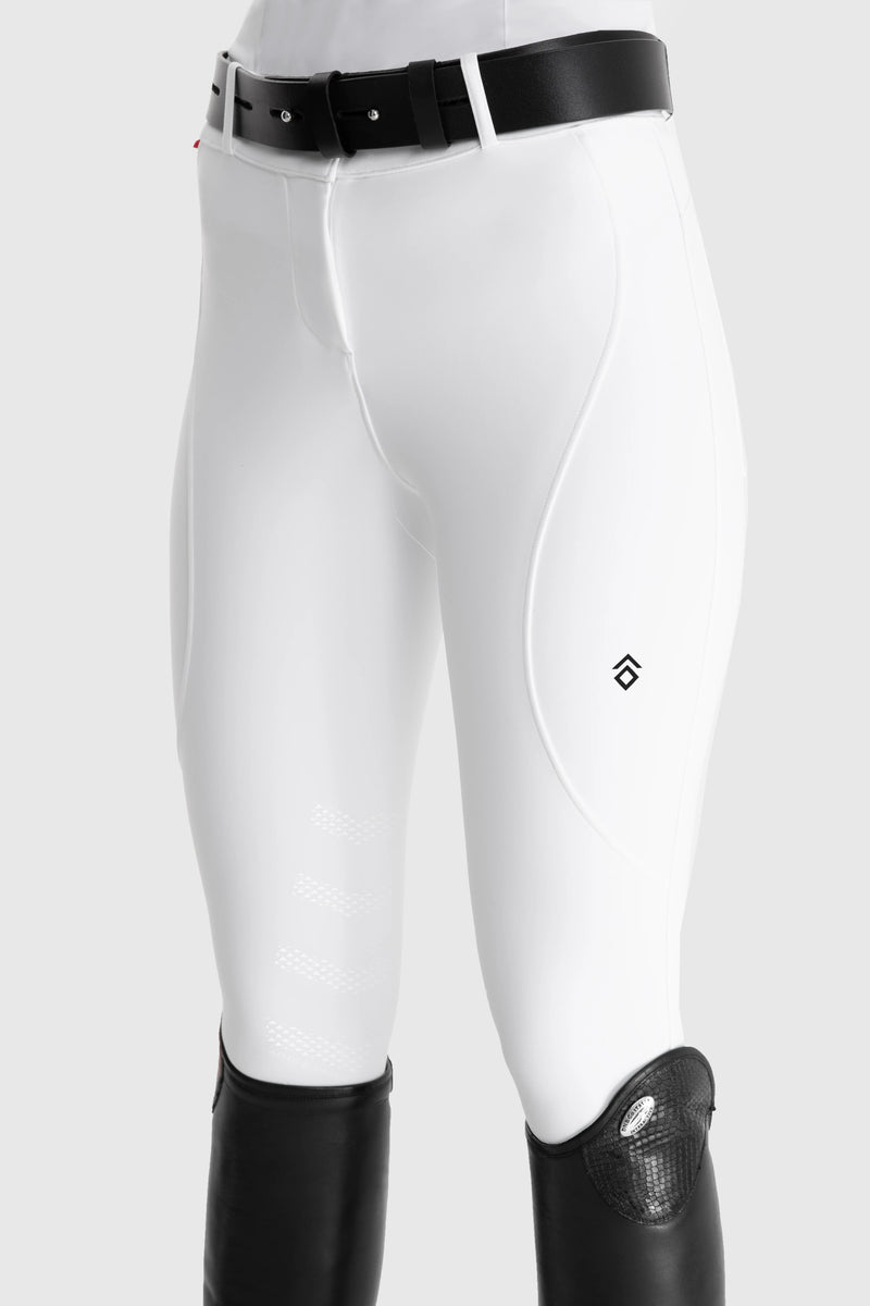 Aztec Diamond Breeches Full Grip White