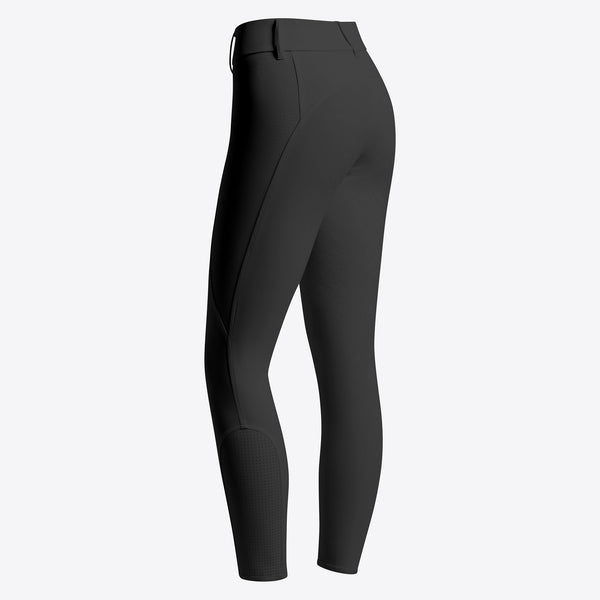 Cavalleria Toscana Damen Reithose Perforated Inserts FG Black FS25