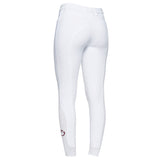 Cavalleria Toscana Damen Reithose Perforated Inserts FG White FS25